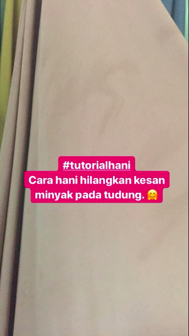 Hilangkan Kesan Degil Minyak Di Tudung Dengan Sabun 2 