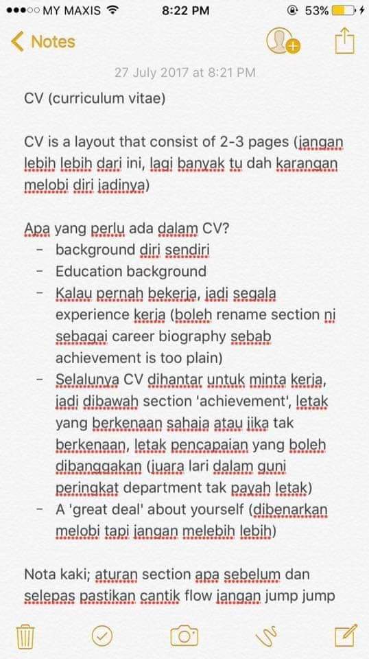 Ini Perbezaan Di Antara CV Dan Resume Yang Wajib Graduan 