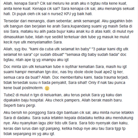Sempat Check Lampin & Dodoi Sambil Berzikir, Walaupun 