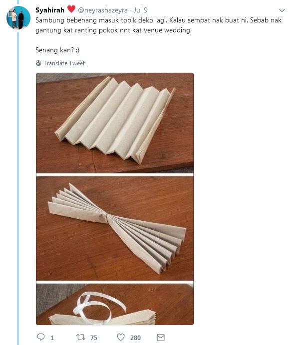 Sanggup Buat DIY Barang-barang Kahwin Untuk Jimat Belanja 