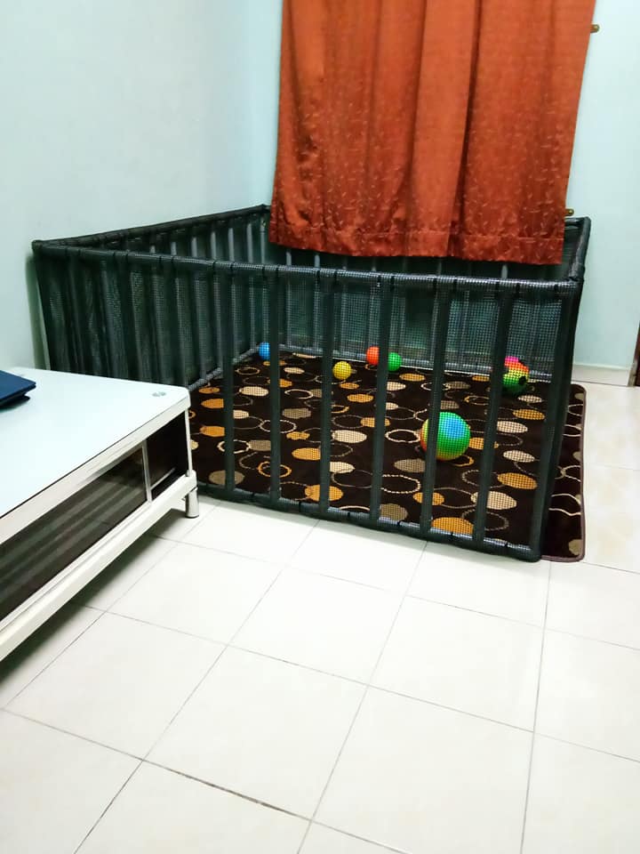 Modal RM148 Bapa Ini Bina Kid Playpen Saiz 5 kaki x 5 kaki 